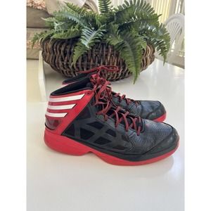 Adidas Men’s 12 Crazy Shadow Basketball Shoes Red Black White G48815 2012 EUC